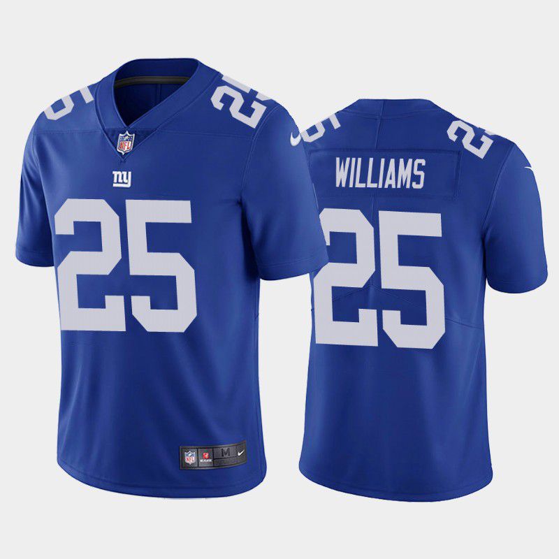 Men New York Giants 25 Rodarius Williams Nike Royal Vapor Limited NFL Jersey